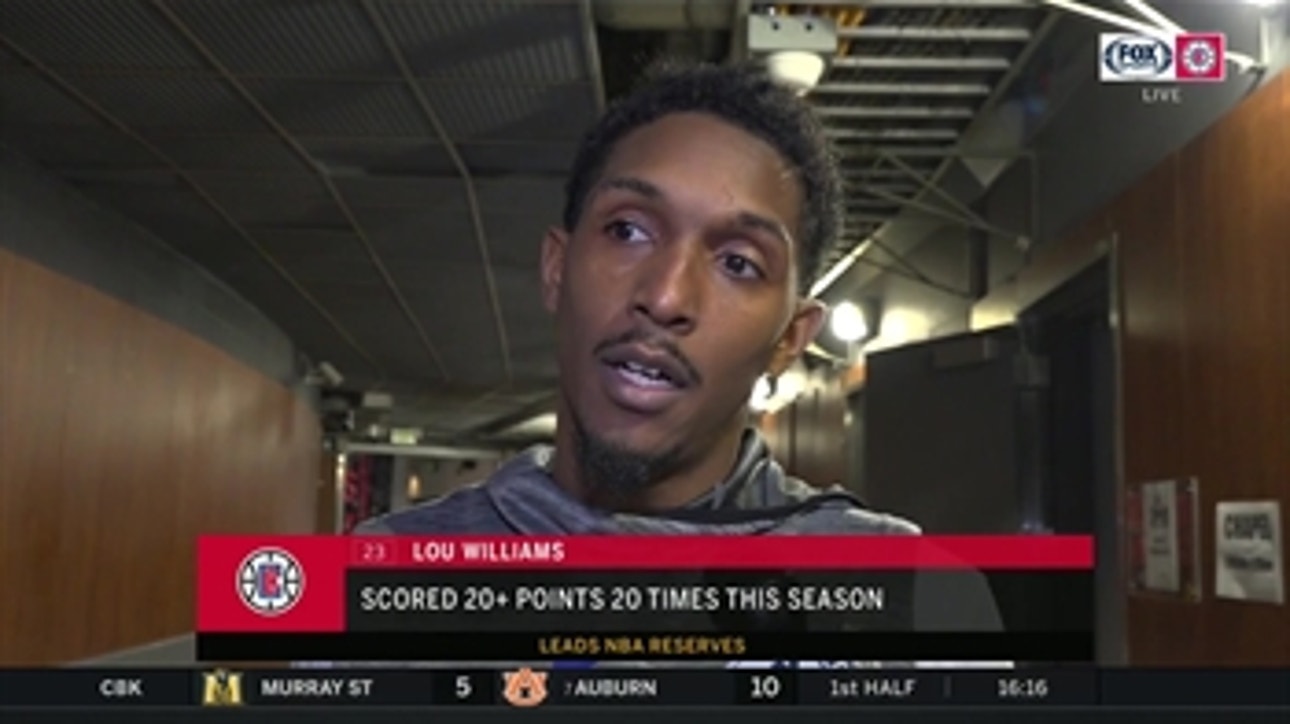 Lou Williams feels healthy, ready to continue dominance after return