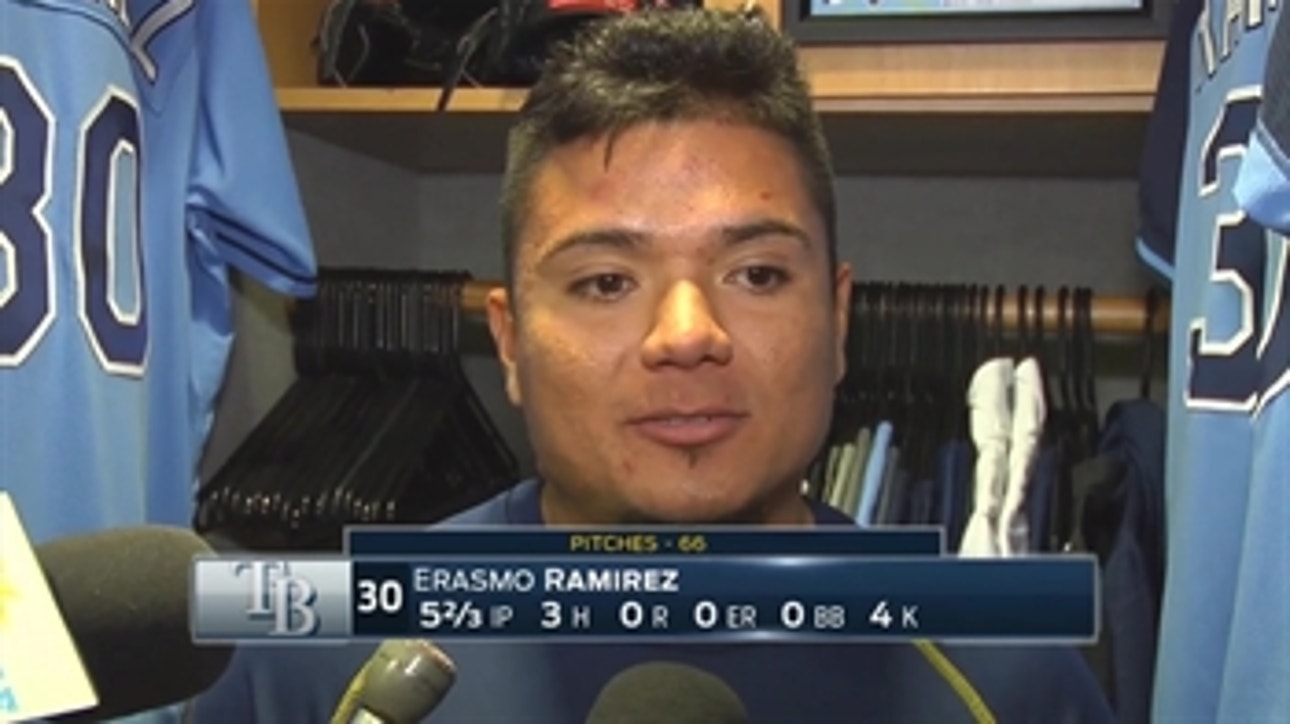 Erasmo Ramirez: You don't think about pitch count, you think attack
