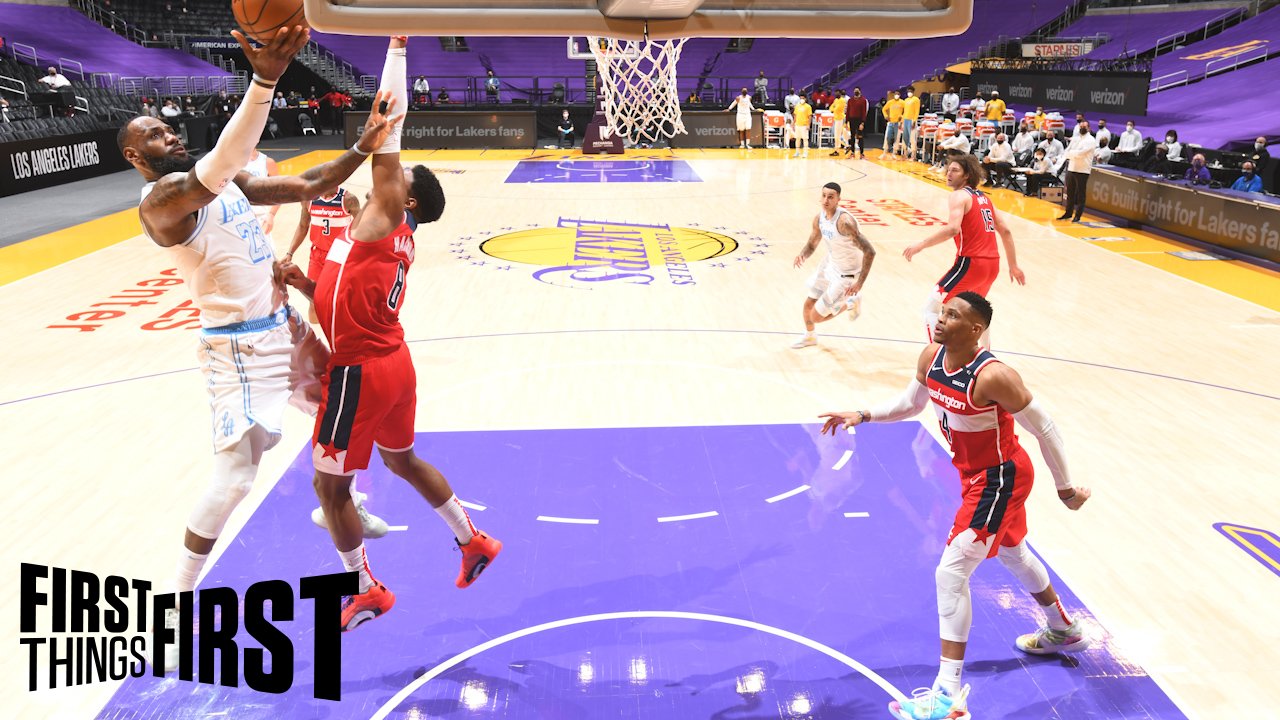 Nick Wright: Father Time's undefeated thus far but LeBron James & Lakers will prevail | FIRST THINGS FIRST