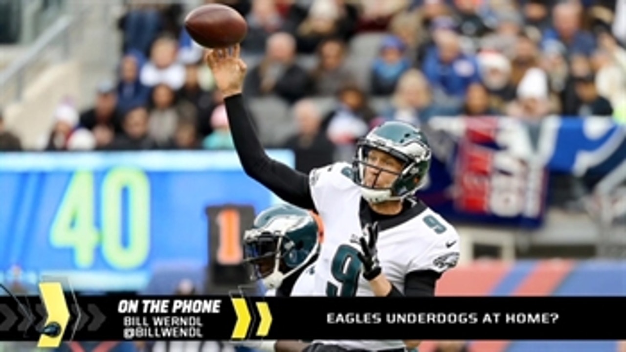 How are the No. 1 seed Eagles an underdog against the Falcons?
