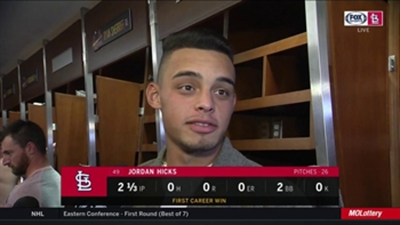 Jordan Hicks on Yadier Molina: 'He really gives you a lot of confidence back there'