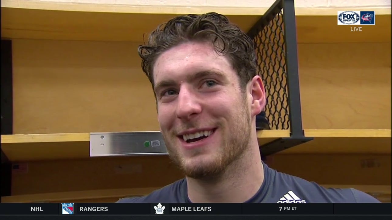 Pierre-Luc Dubois feels his line made it easy for him to succeed