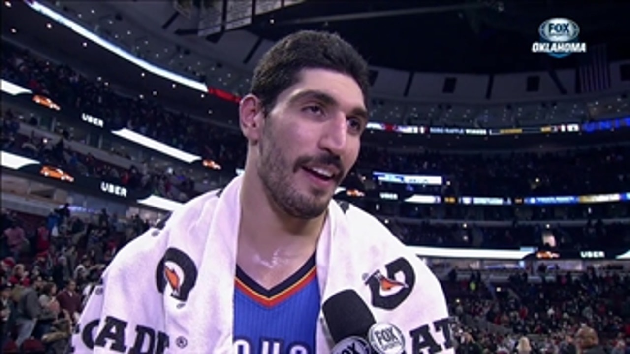 Enes Kanter adds 20 pts in OKC win over Bulls