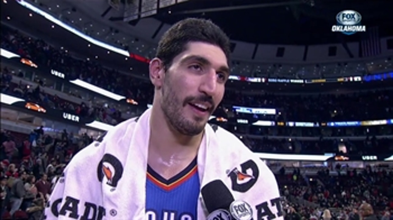 Enes Kanter adds 20 pts in OKC win over Bulls
