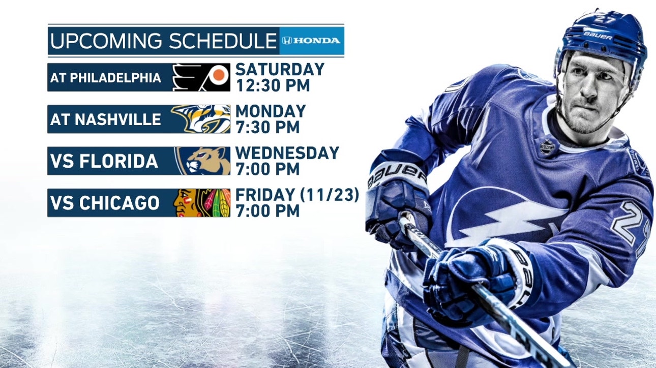 Lightning look to continue their momentum against Flyers