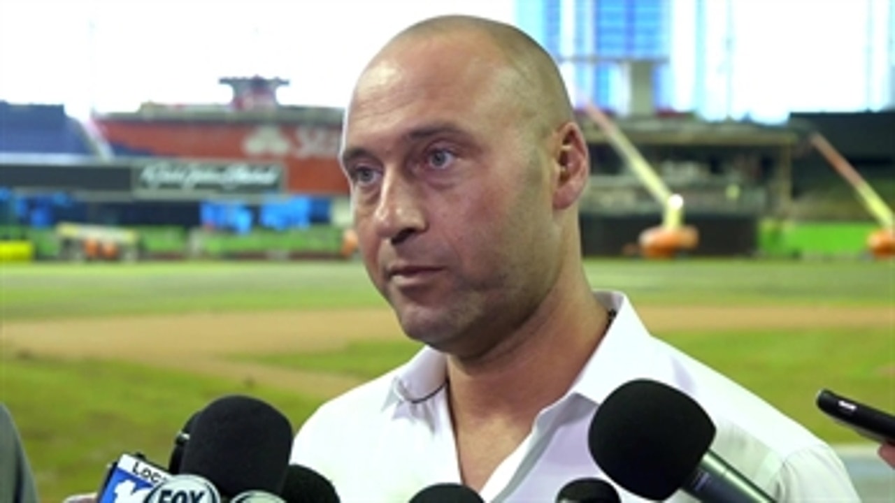 Miami Marlins CEO Derek Jeter press conference part 1: On getting to know young players, trading J.T. Realmuto