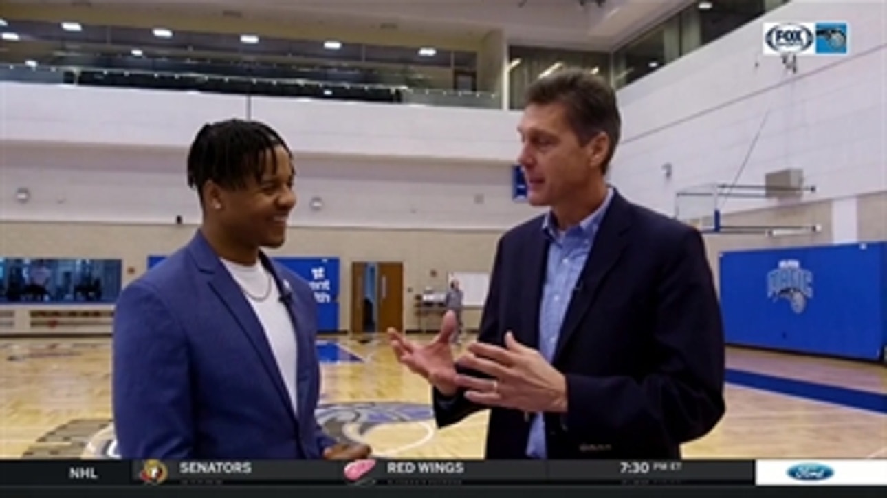 Markelle Fultz discusses his transition to the Magic and becoming acclimated to a new system