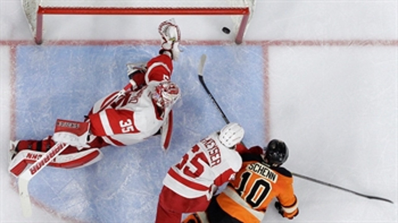 Red Wings roughed up by Flyers