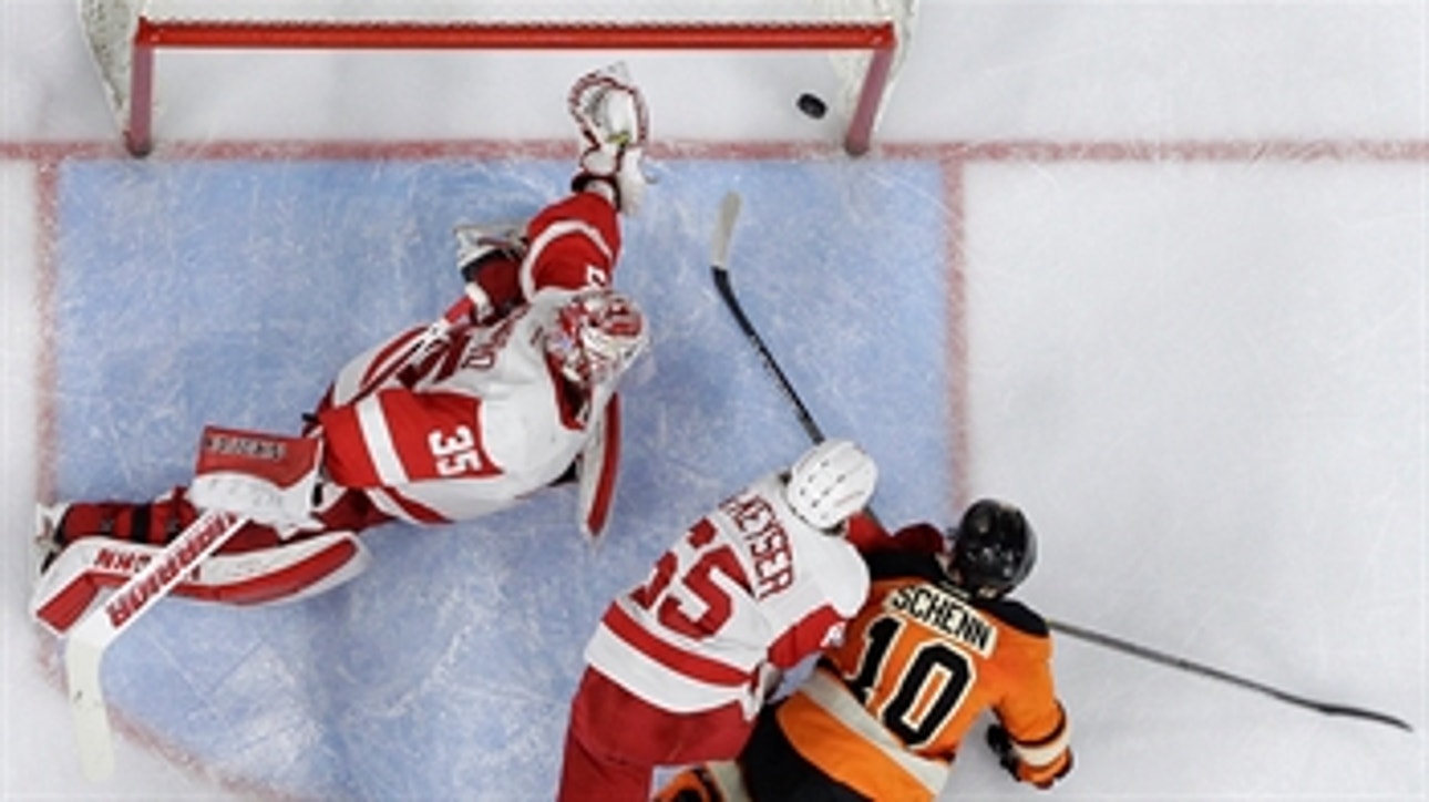 Red Wings roughed up by Flyers