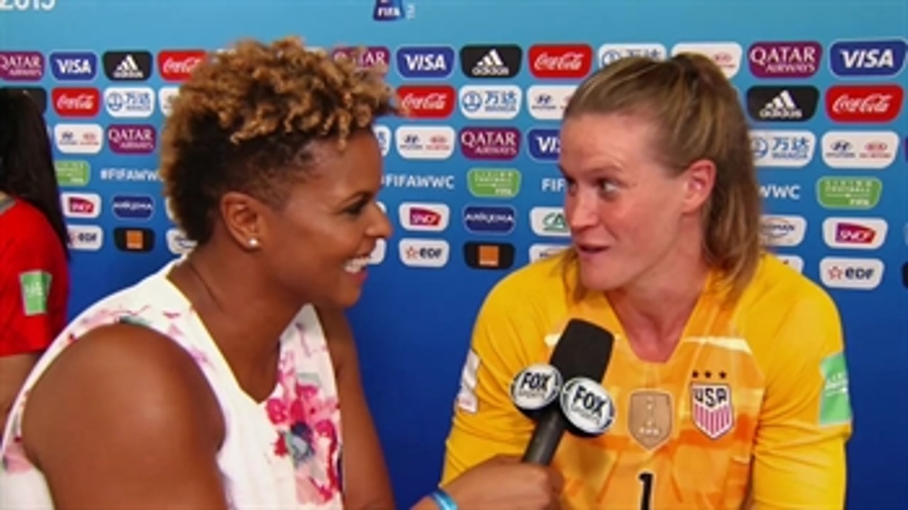 USWNT hero Alyssa Naeher explains what was going through her head during her clutch save against England