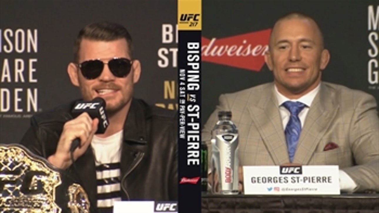 Some of Michael Bisping's best trash talk from UFC 217 press conference ' FIGHT WORDS