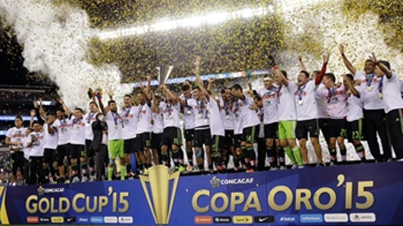 Mexico lifts 2015 Gold Cup trophy - 2015 CONCACAF Gold Cup Highlights