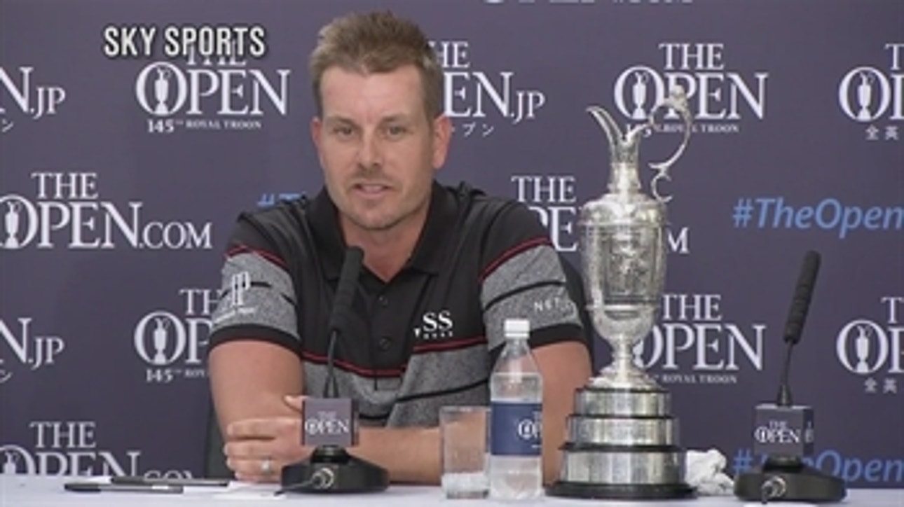 Henrik Stenson speaks after epic British Open victory