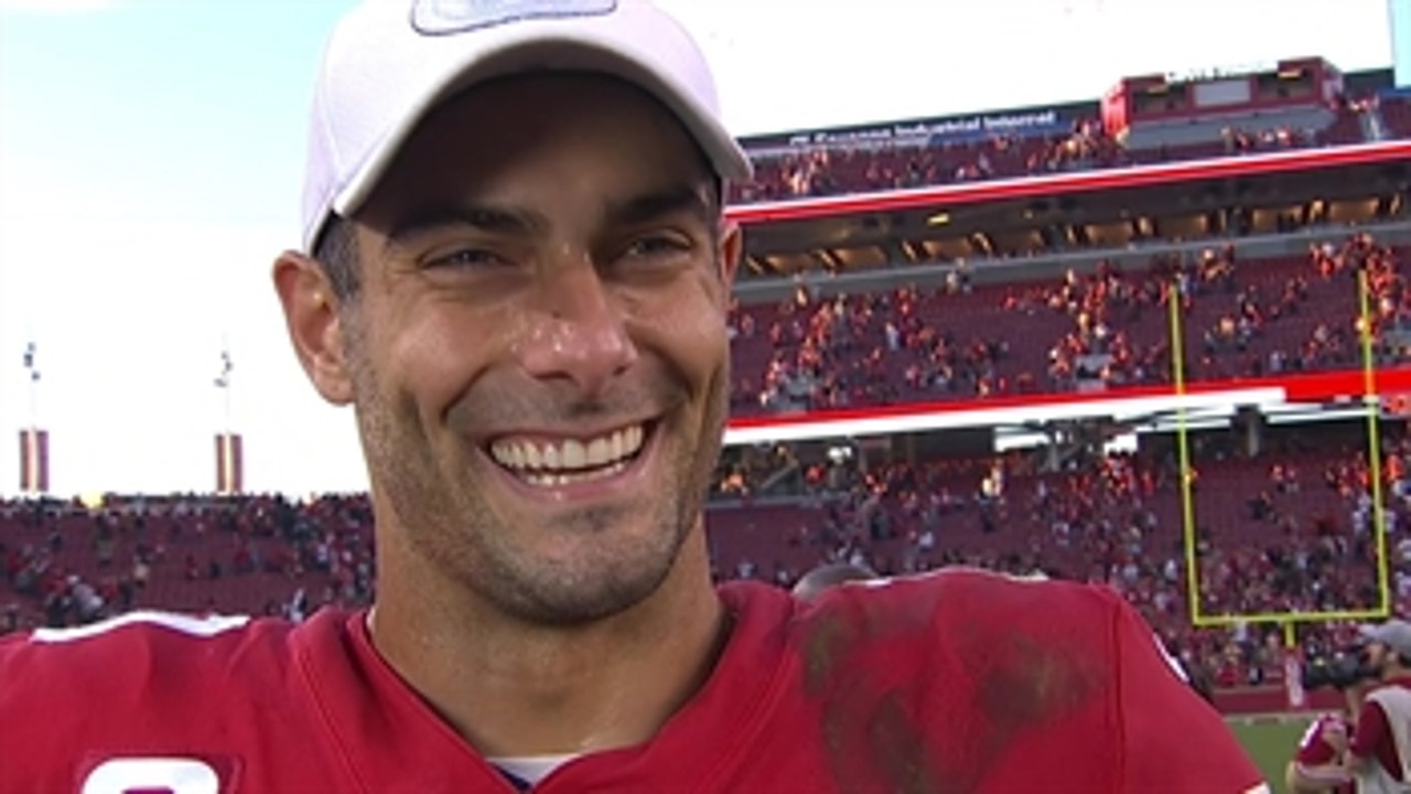 Jimmy Garoppolo after career-best performance: 'I learned a lot today'