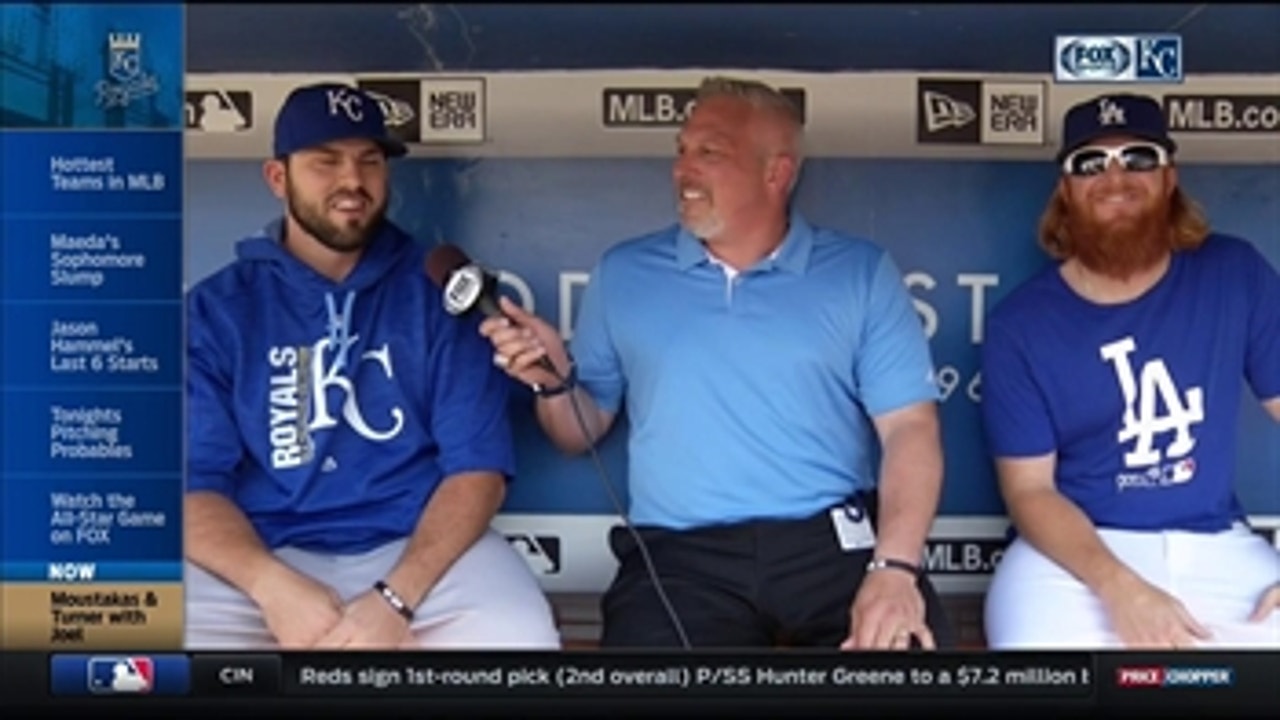 All-Star Final Vote winners Moustakas and Turner have big plans together