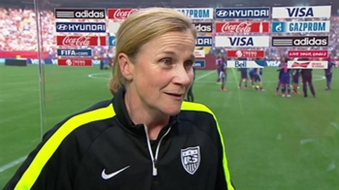 Jill Ellis: 'So happy for every little girl that dreams about this'