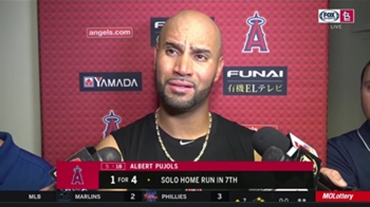 Pujols after homering at Busch: 'These are the best fans in baseball'