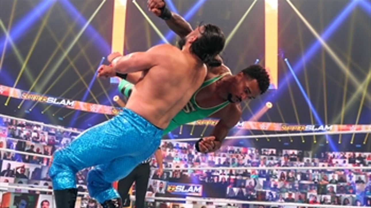 Andrade & Angel Garza catch Montez Ford for devastating slam: SummerSlam 2020 (WWE Network Exclusive)