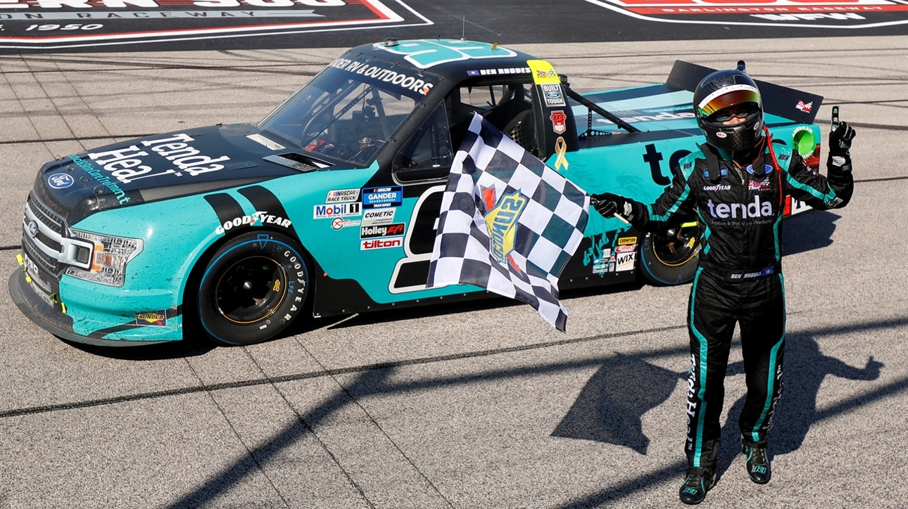 OVERTIME: Ben Rhodes ends 48-race winless streak passing Derek Kraus with two laps to go