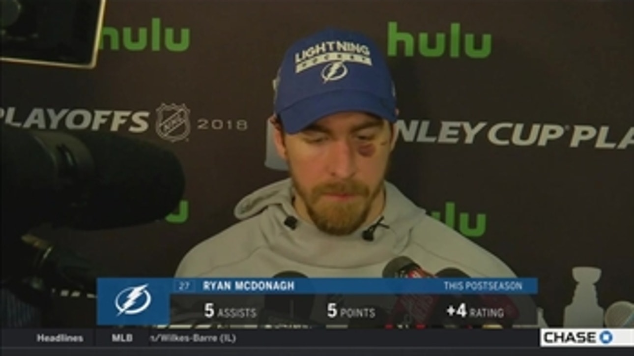 Ryan McDonagh says Capitals were the sharper team in Game 6