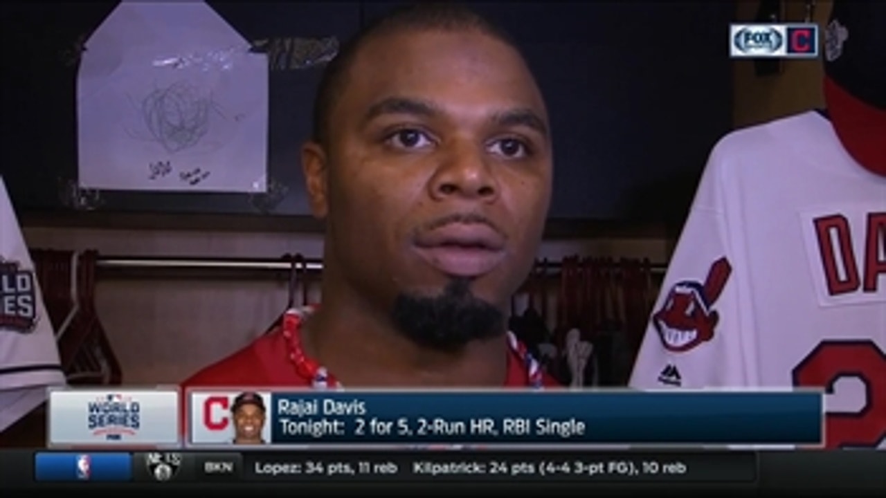 Rajai Davis says Indians overcame the odds to get to the World Series