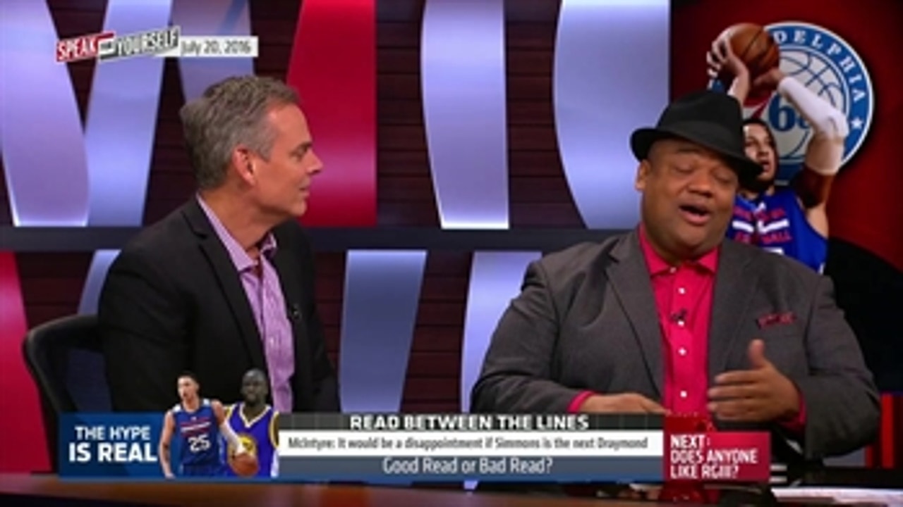 It would be disappointing if Ben Simmons was the next Draymond Green - 'Speak for Yourself'