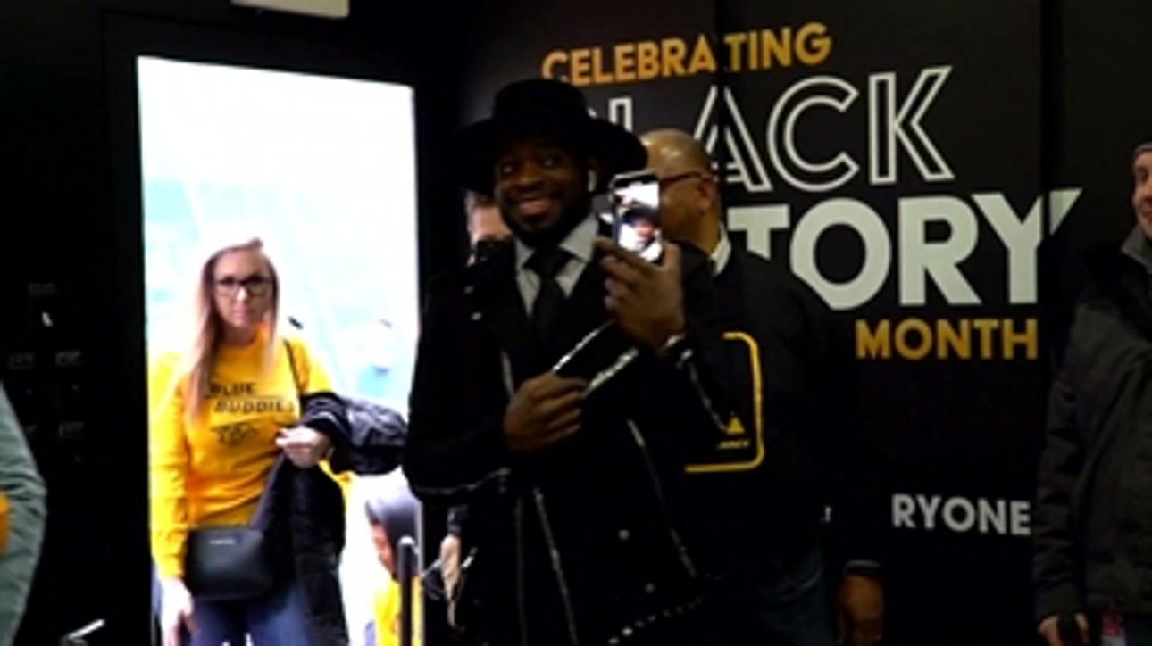 Predators' P.K. Subban tours NHL's mobile museum celebrating black achievement in hockey