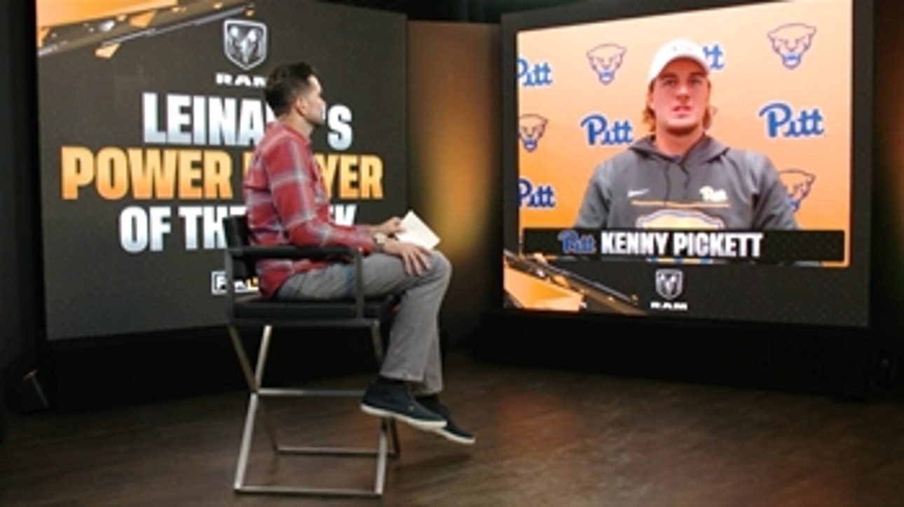 Pitt QB Kenny Pickett dominating the ACC & reacting to new nickname "Kenny Two gloves" ' CFB on Fox