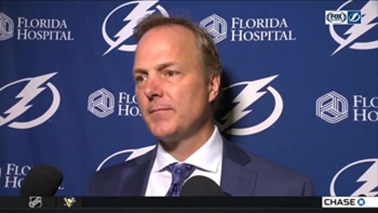 Jon Cooper details Lightning's performance after rallying back for win over Penguins