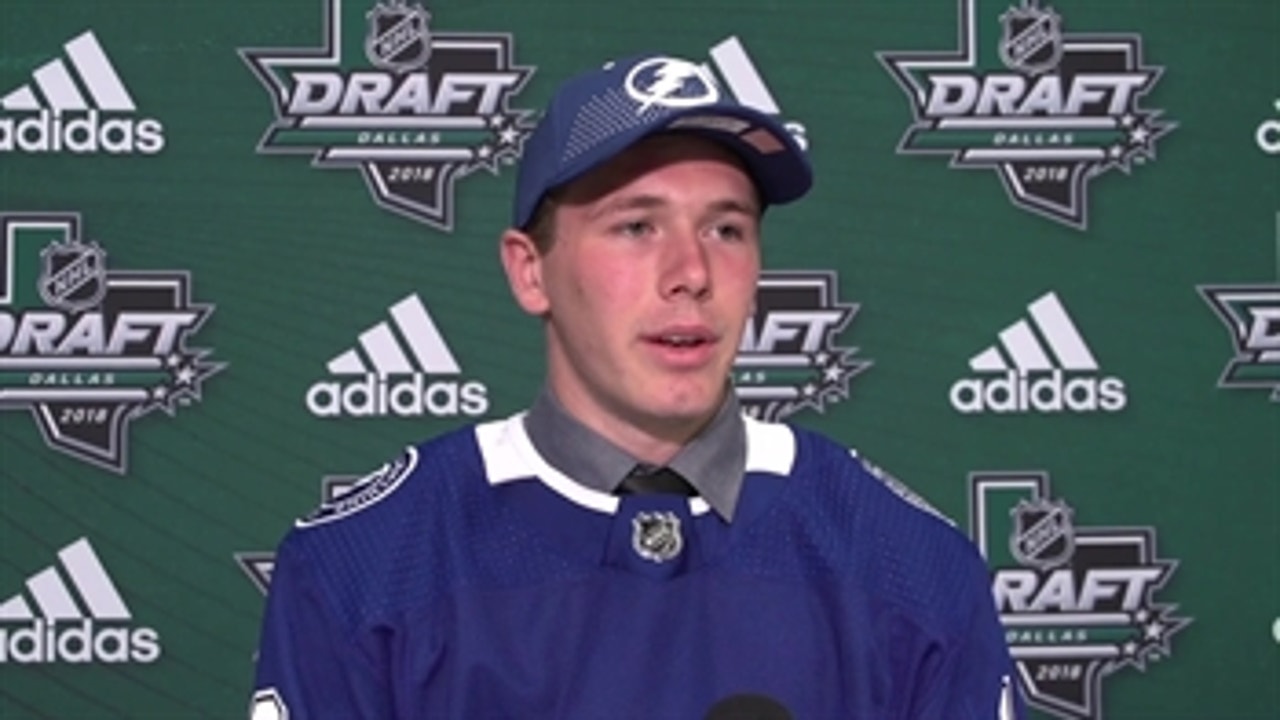 Cole Koepke tries to describe what it feels like to be drafted by Lightning