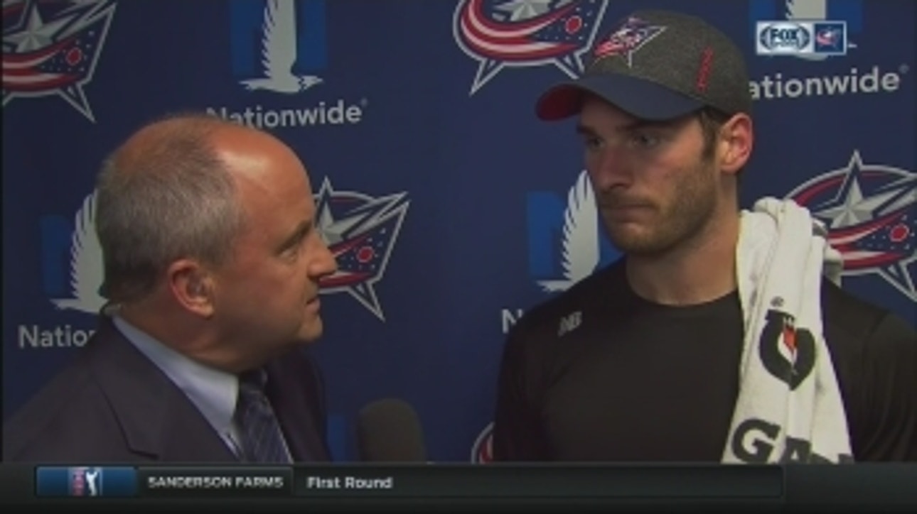 Did the long delays distract the Blue Jackets in San Jose?