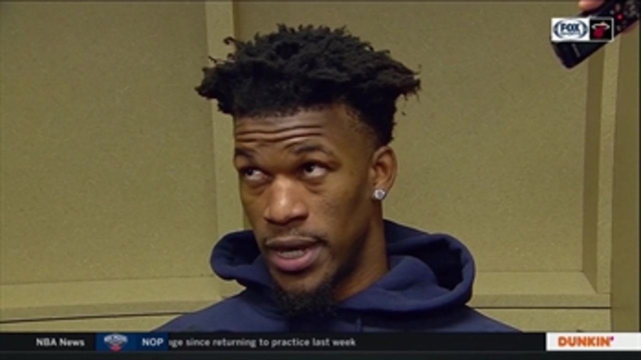 Jimmy Butler: "I like this dub; I feel like we played hard until the end'