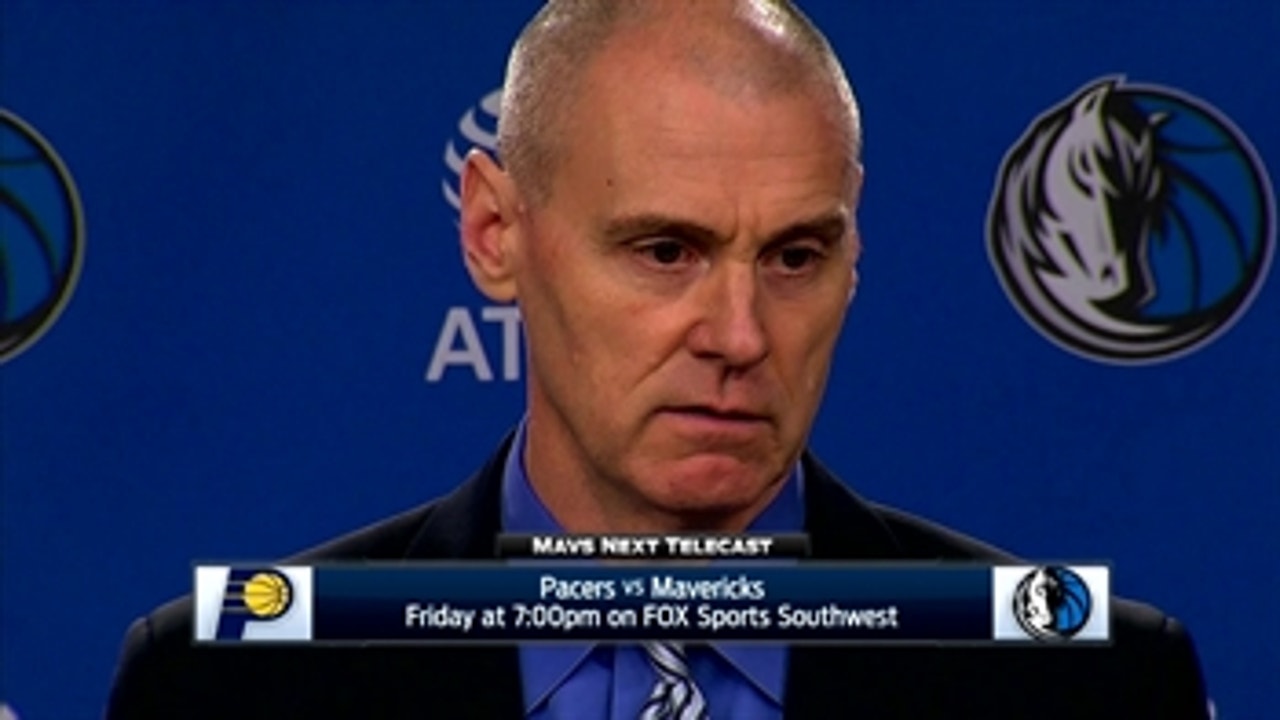 Carlisle 'very disappointed' with Mavs effort in loss
