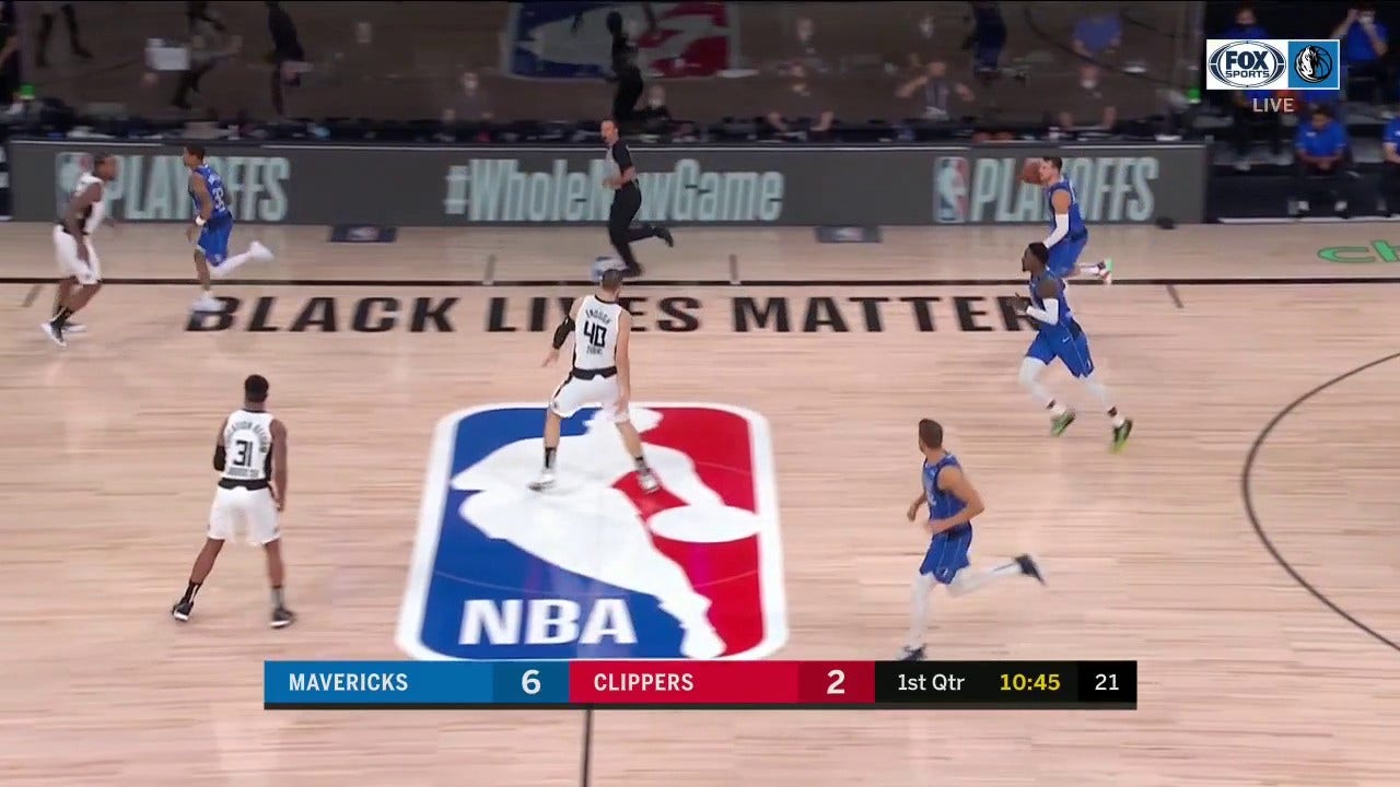 WATCH: Luka Doncic hits floater in 1st