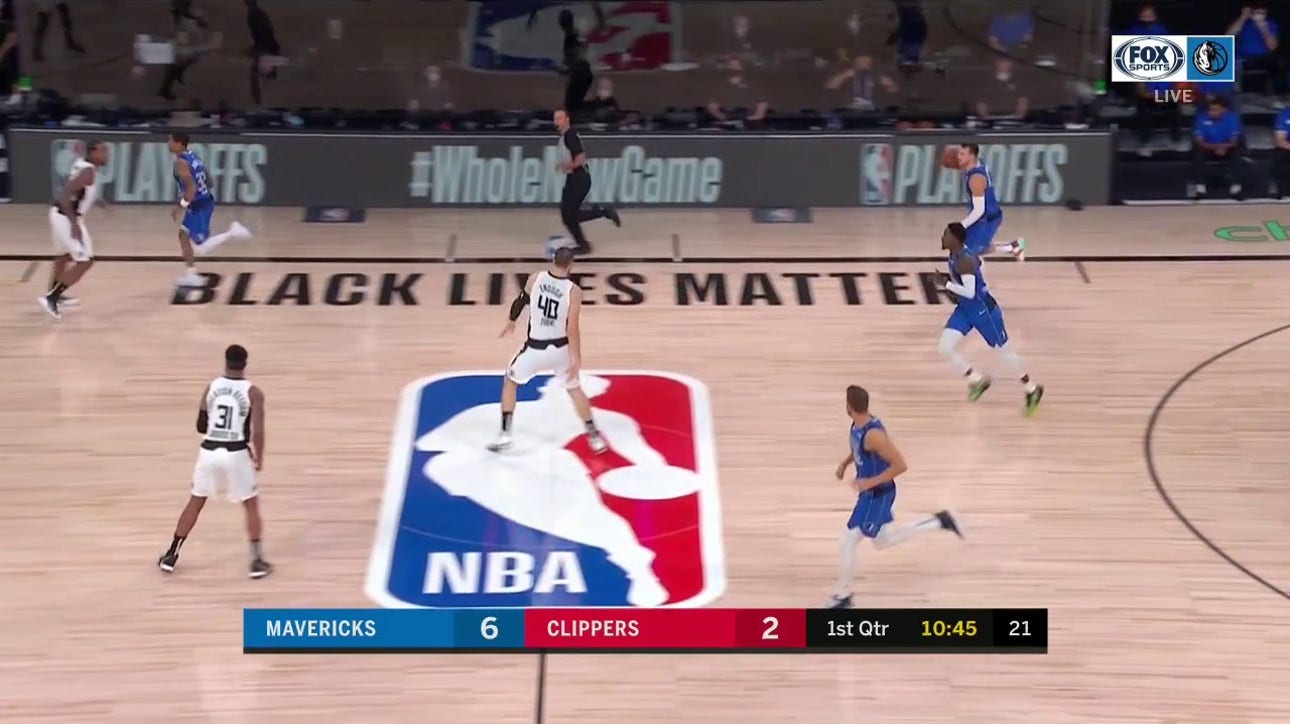 WATCH: Luka Doncic hits floater in 1st
