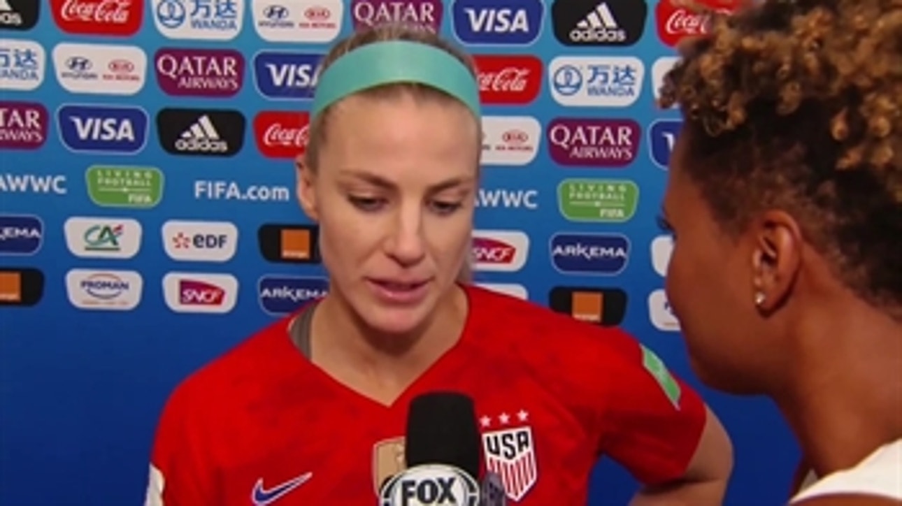 'I'm just so proud of this team': Julie Ertz reflects on the USWNT's emotional win over England