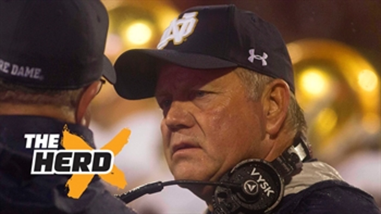 The Brian Kelly sideline push isn't a big deal - 'The Herd'