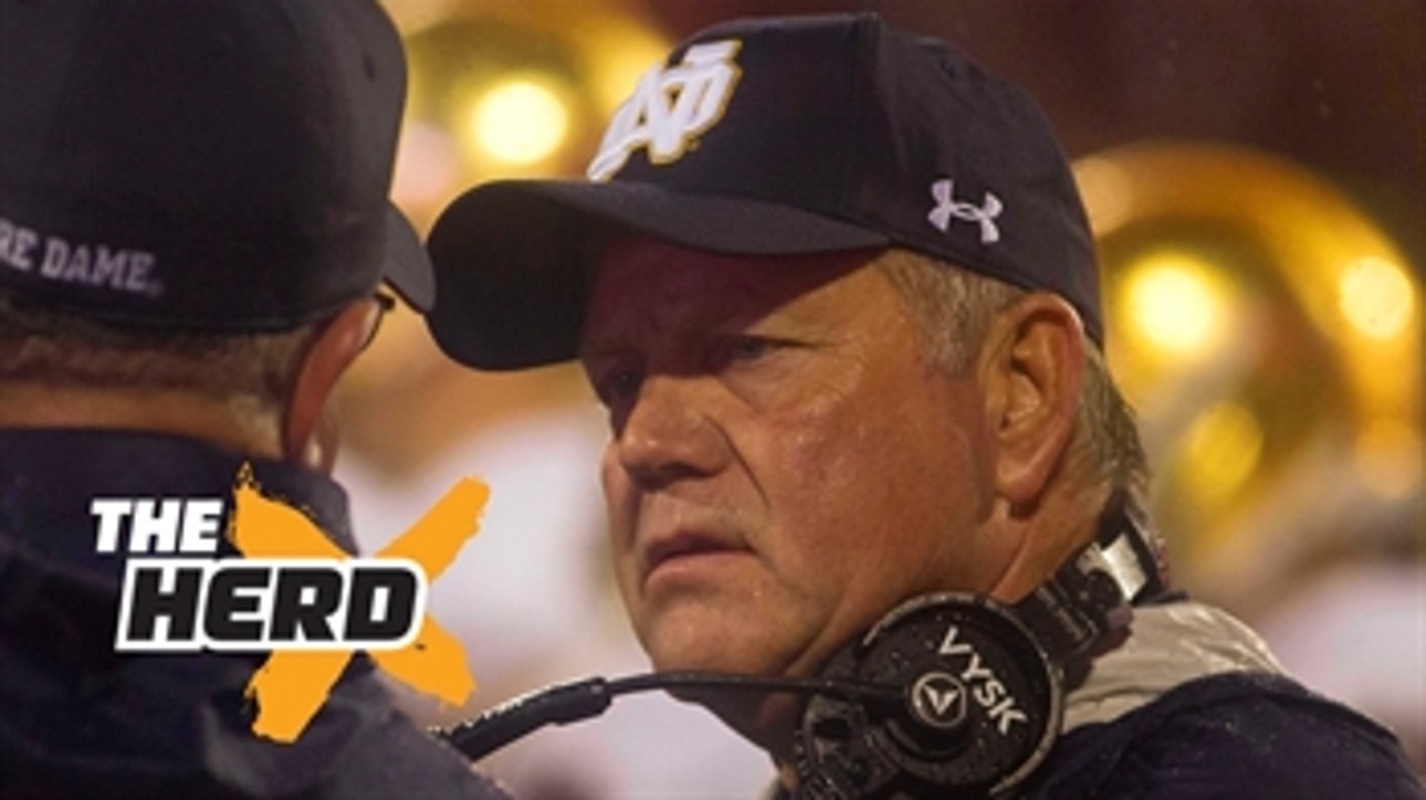 The Brian Kelly sideline push isn't a big deal - 'The Herd'