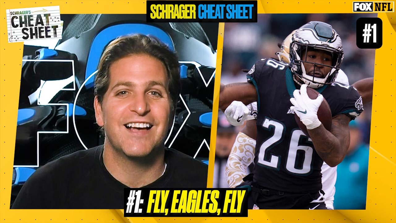 'Philadelphia's improved run game and easy schedule has the Eagles flyin' high' — Peter Schrager I Cheat Sheet for Week 12