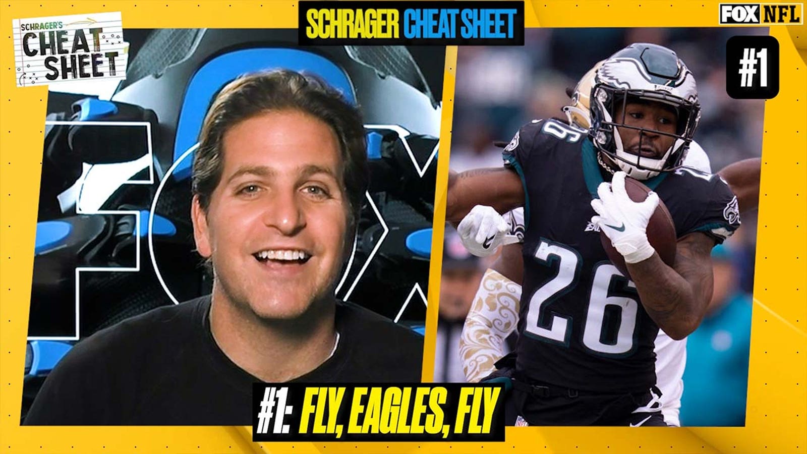 'Philadelphia's improved run game and easy schedule have the Eagles flyin' high' — Peter Schrager I Cheat Sheet for Week 12