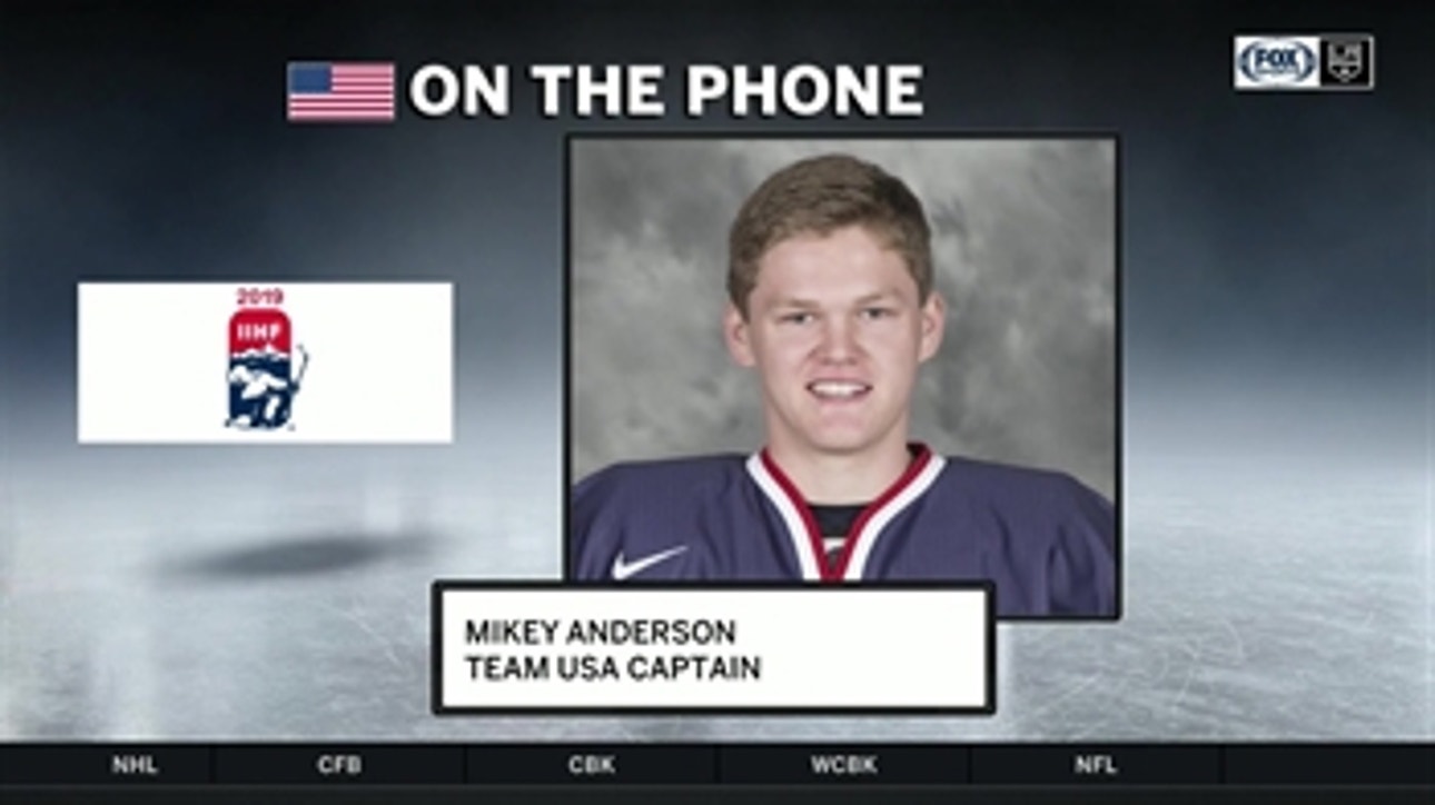 LA Kings prospect Mikey Anderson continues to lead Team USA