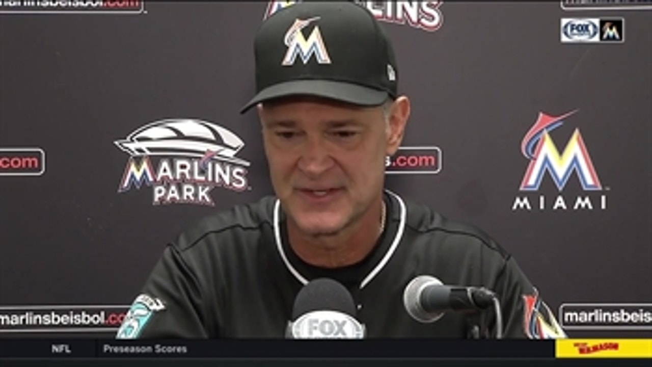 Don Mattingly on tonight's loss: 'we just haven't been good enough'.