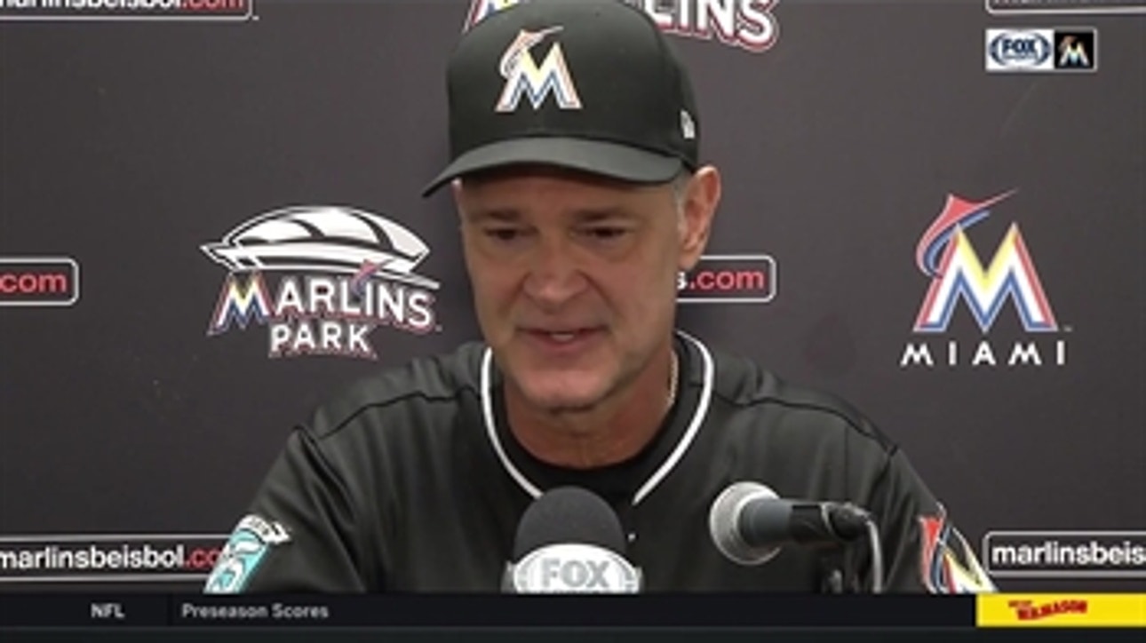 Don Mattingly on tonight's loss: 'we just haven't been good enough'.
