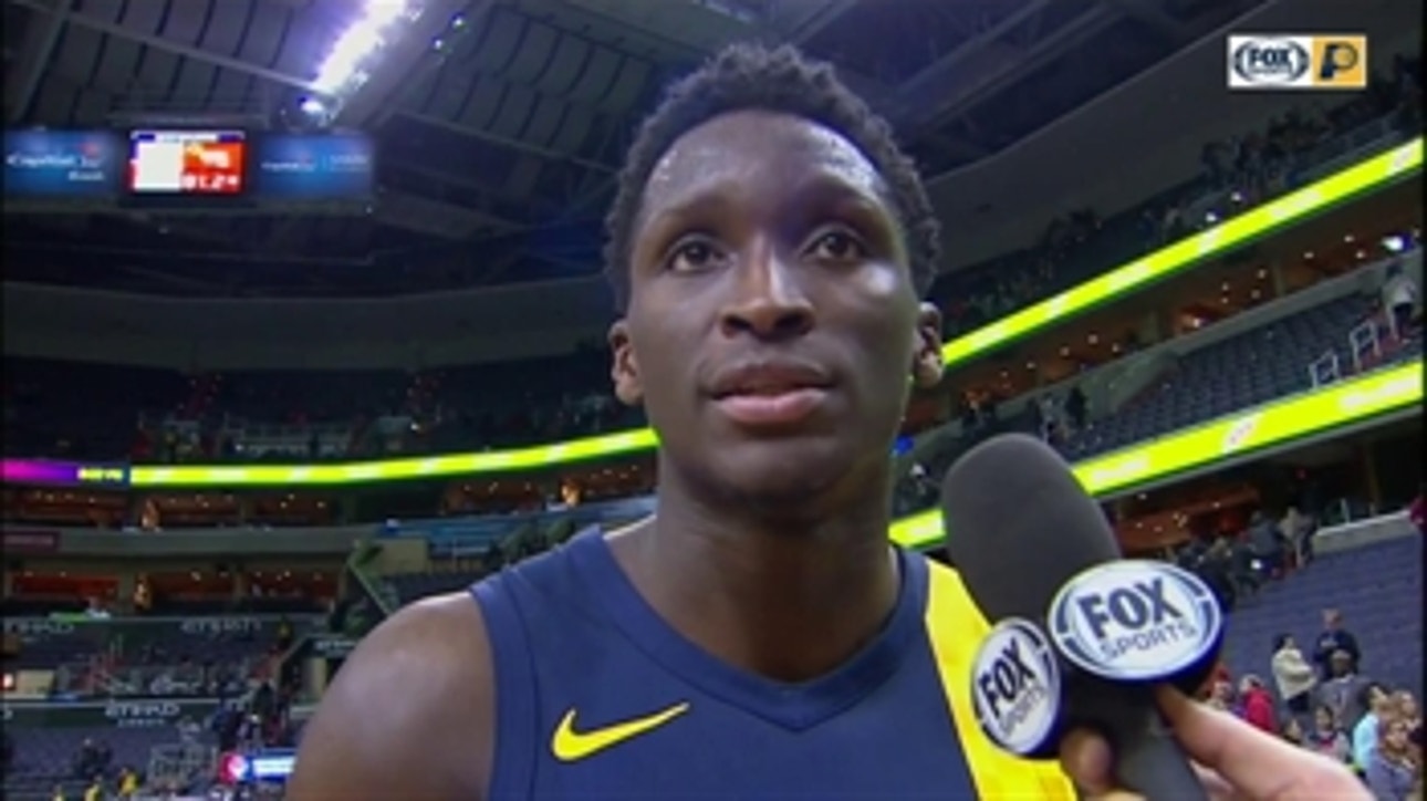 Victor Oladipo after Pacers' win in DC: 'To come back here is always special'