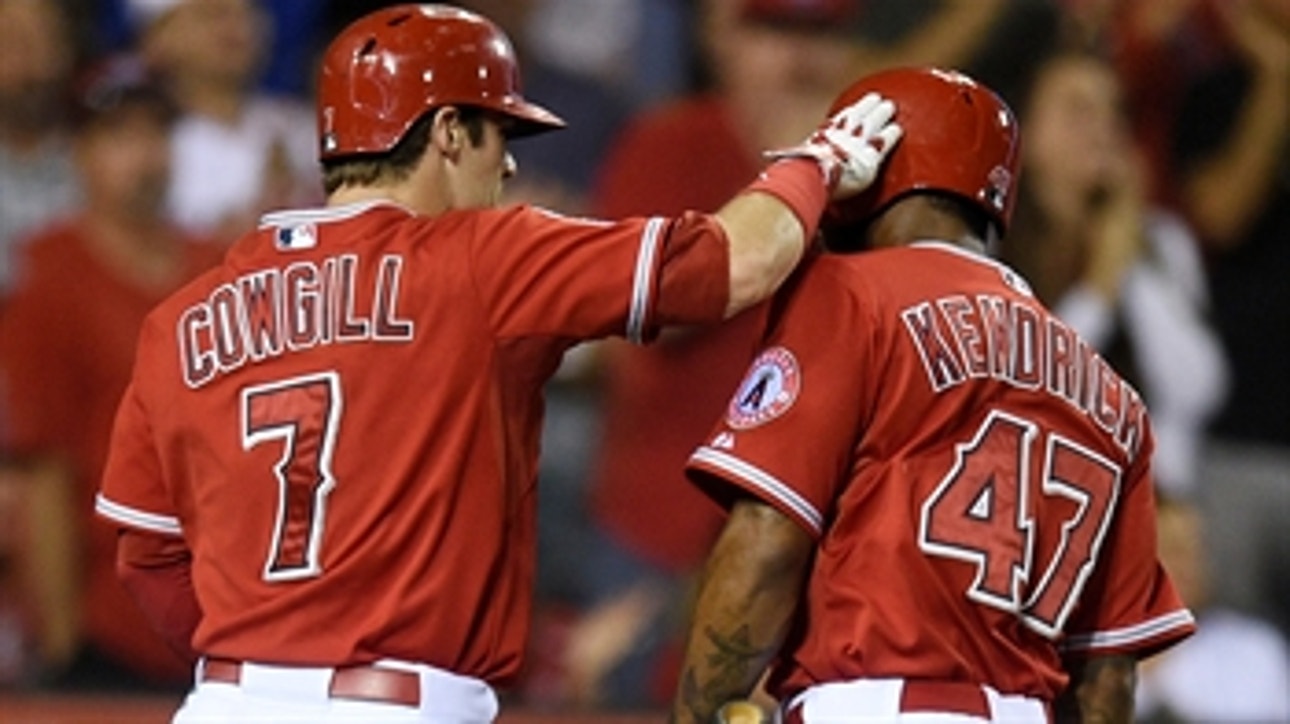 Angels use huge 6th inning to beat Phillies