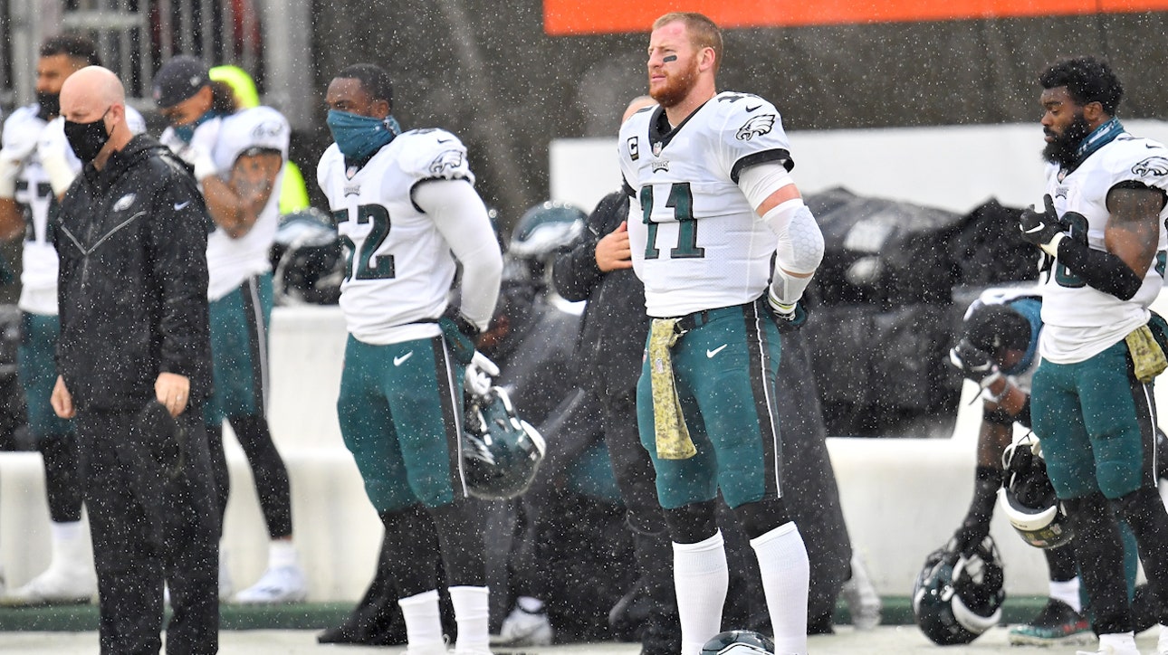 Brian Westbrook reacts to news of Eagles potentially trading Carson Wentz | FIRST THINGS FIRST