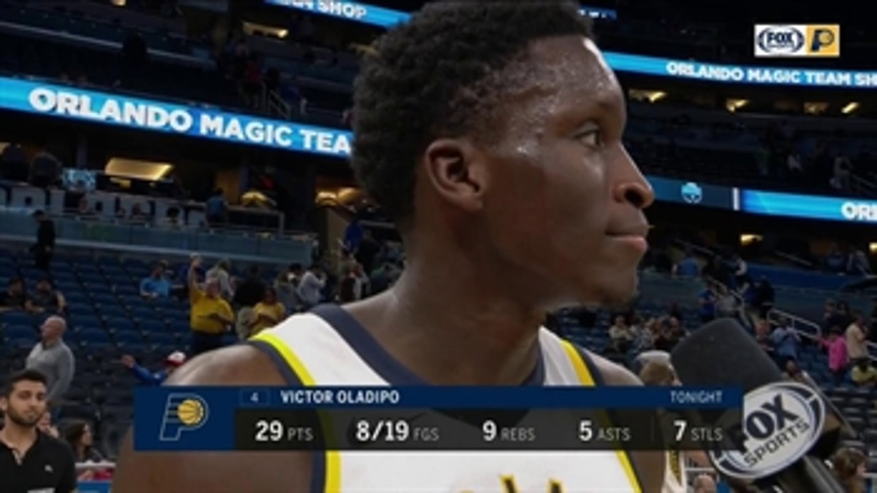 Oladipo still not satisfied: 'We're just getting started'