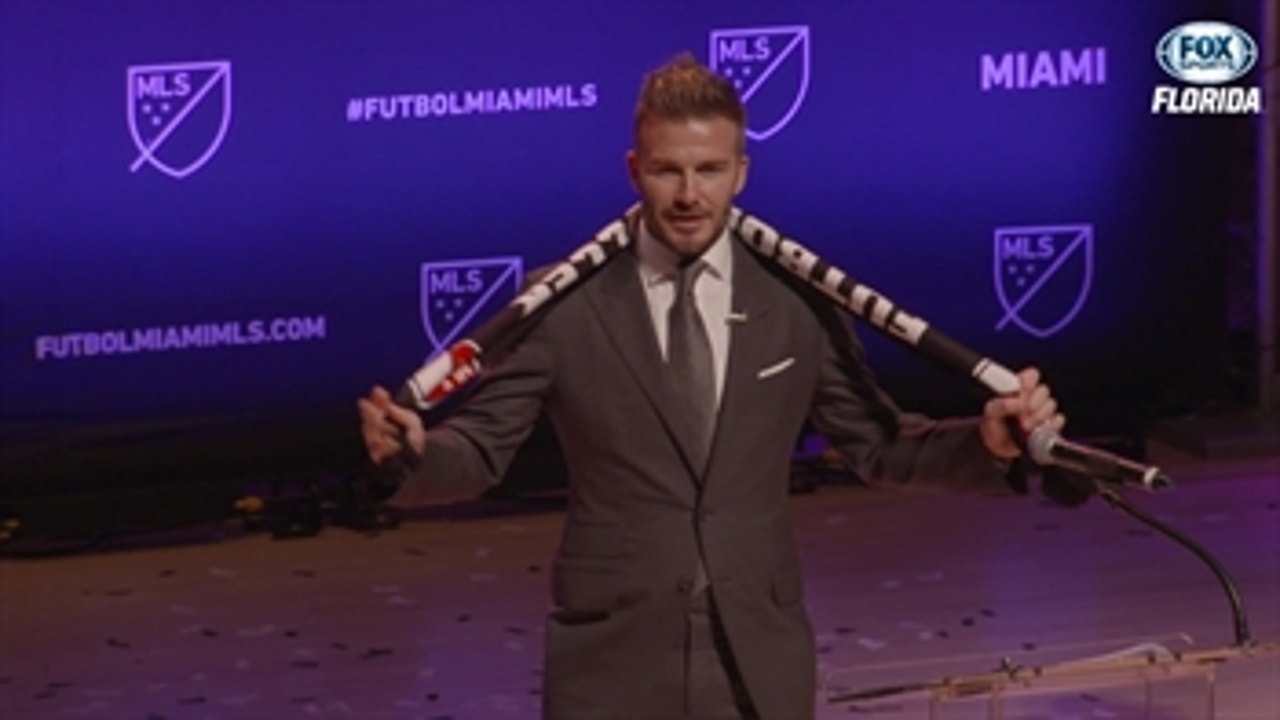 David Beckham on landing MLS expansion team for Miami: 'I don't give up'