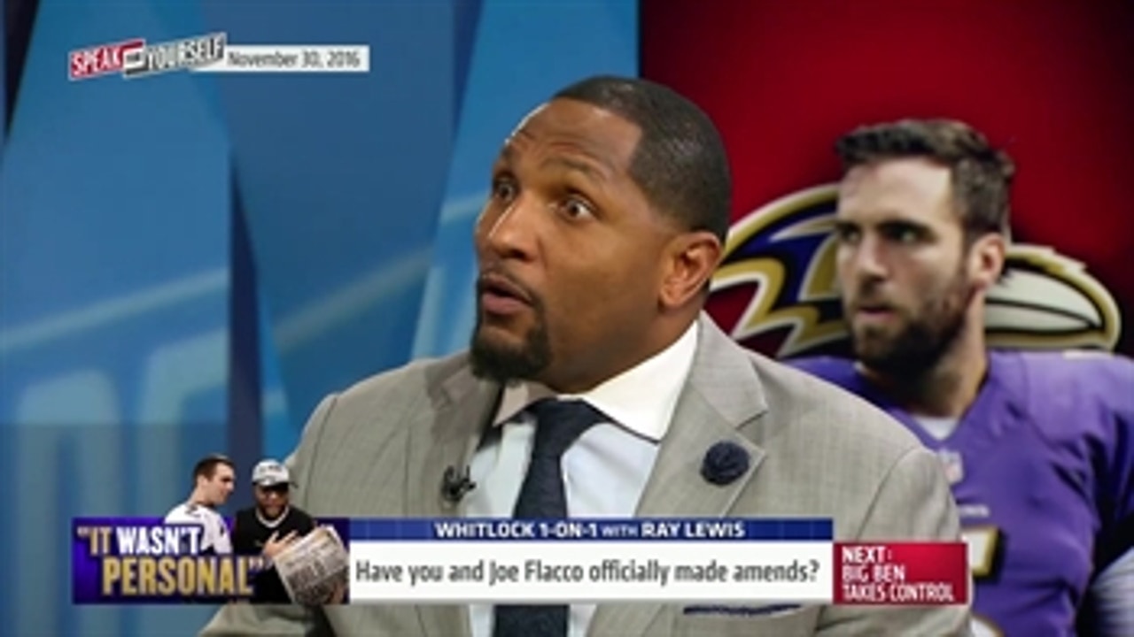 Whitlock 1-on-1: Ray Lewis explains comments on Joe Flacco | SPEAK FOR YOURSELF