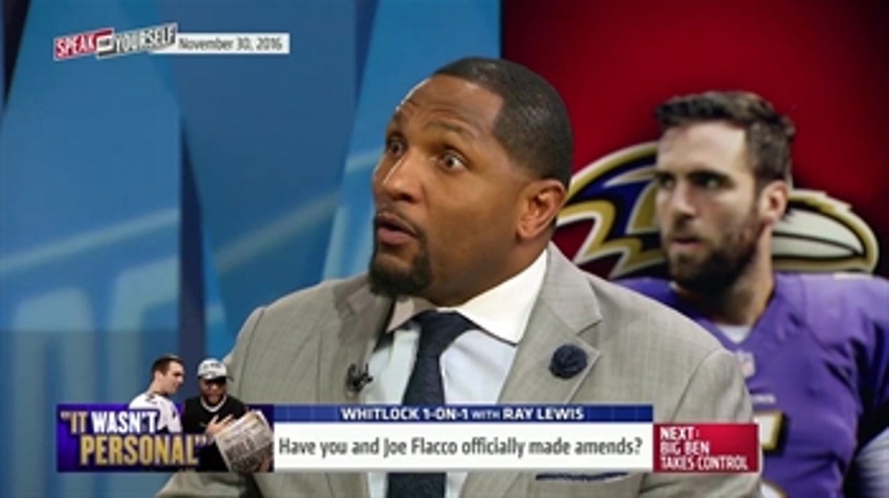 Whitlock 1-on-1: Ray Lewis explains comments on Joe Flacco | SPEAK FOR YOURSELF
